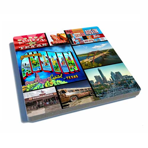 Austin Icon Stone Coaster