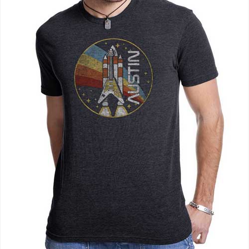 Austin Blast Off Unisex Tee