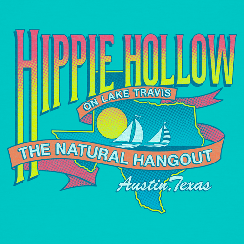 Hippie Hollow T-Shirt - Unisex