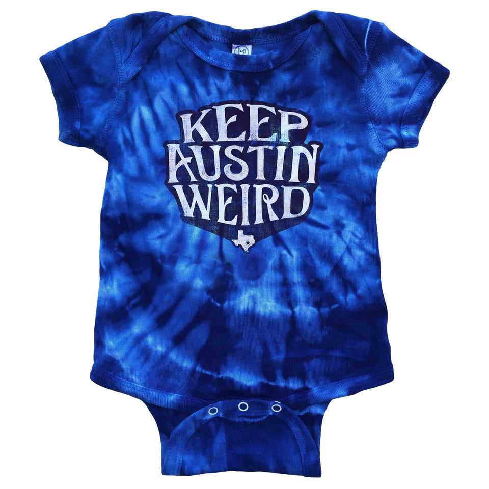 Keep Austin Weird - Tie-Dye Onesie