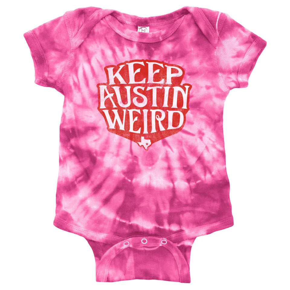 Keep Austin Weird - Tie-Dye Onesie