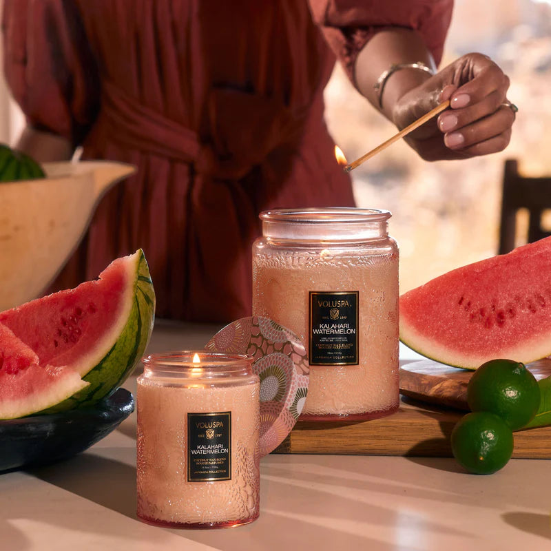 Kalahari Watermelon Candle - Large Glass Jar