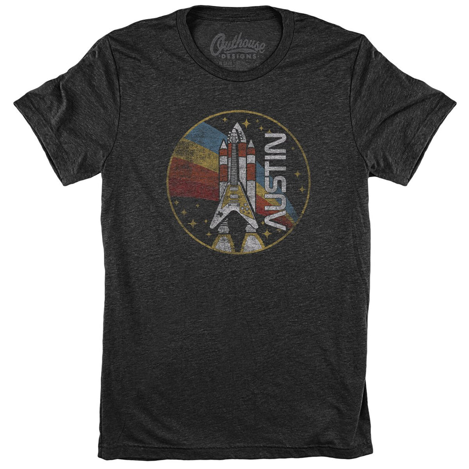 Austin Blast Off T-Shirt - Unisex
