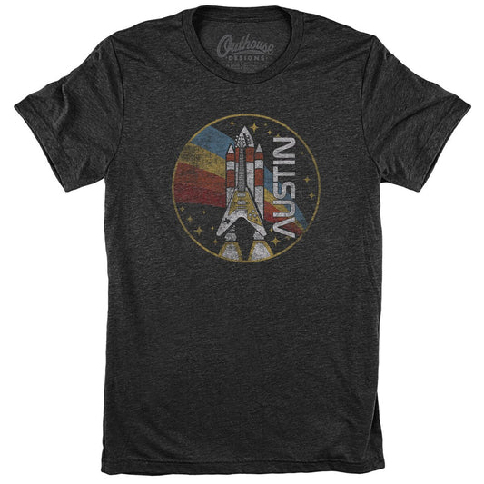Austin Blast Off T-Shirt - Unisex