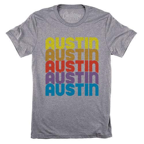 Austin Stacked Youth Tee
