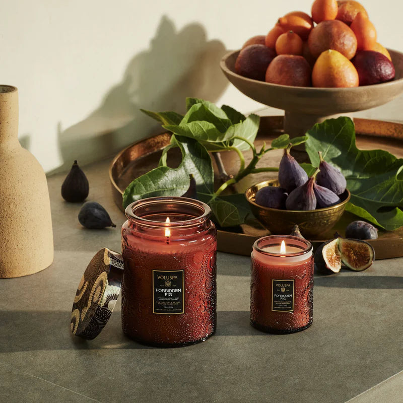 Forbidden Fig Candle - Large Glass Jar