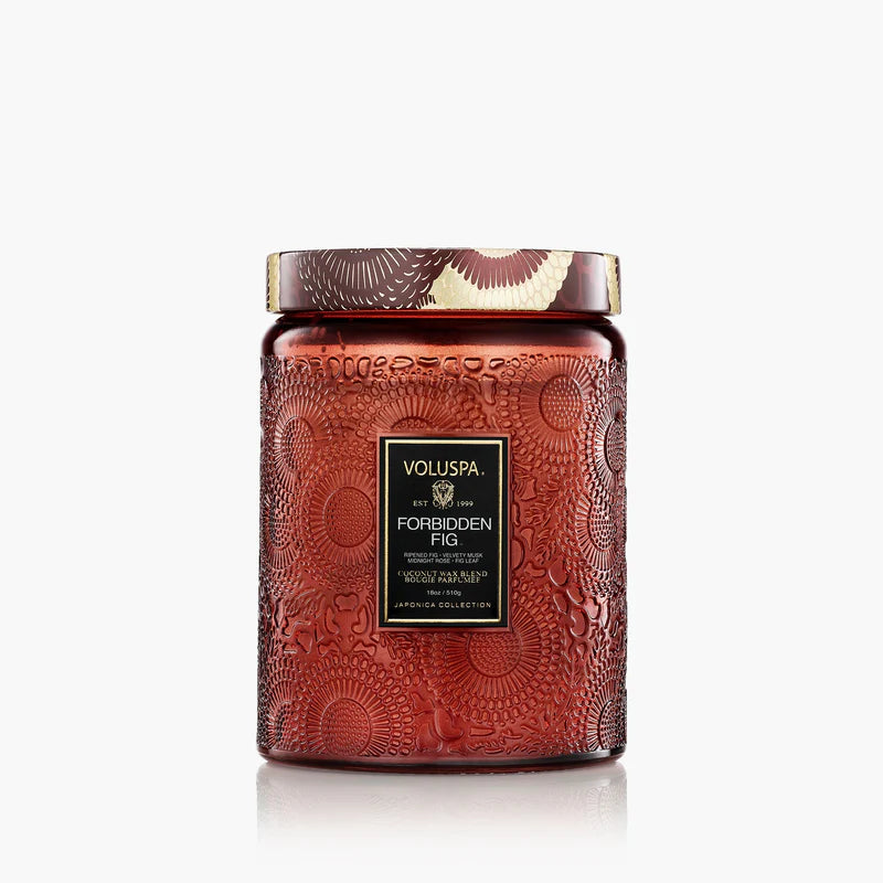 Forbidden Fig Candle - Large Glass Jar