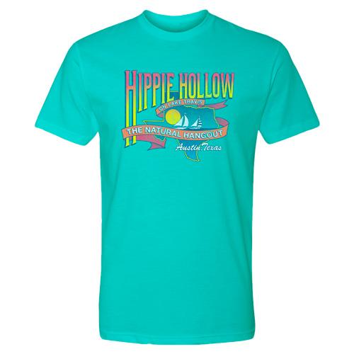 Hippie Hollow Unisex Tee - Tahitian Blue