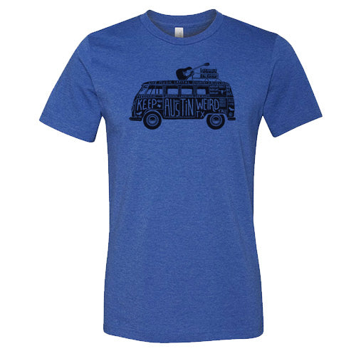 Hippie Van Unisex Tee - Royal Blue