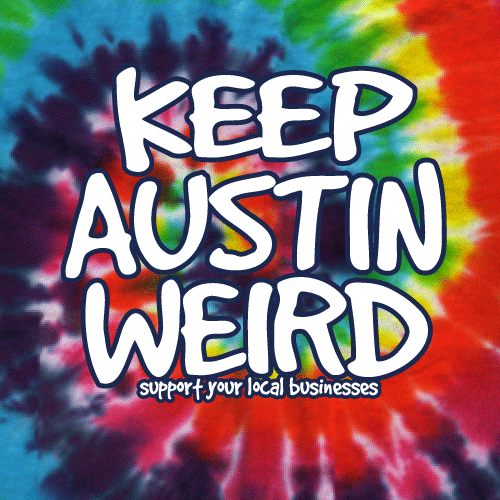 Keep Austin Weird Tie Dye Youth Tee