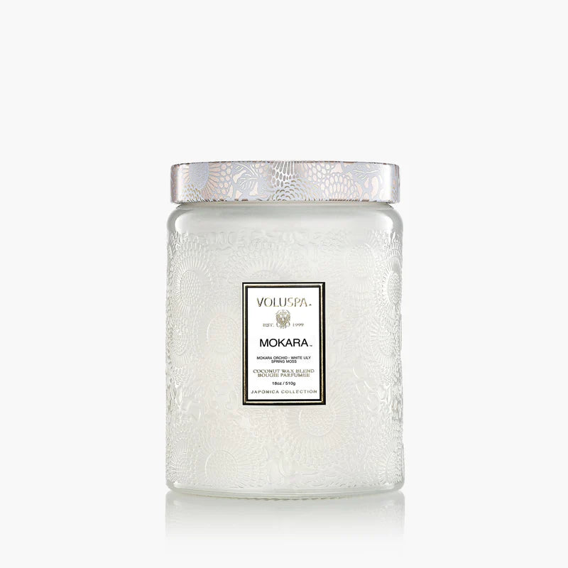 Mokara Candle - Large Glass Jar