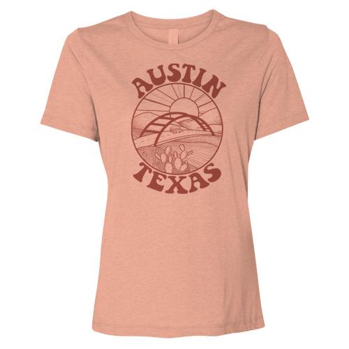 Pennybacker Ladies Tee - Sunset