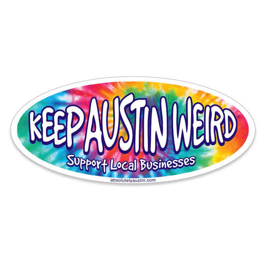 Keep Austin Weird Tie Dye Sticker