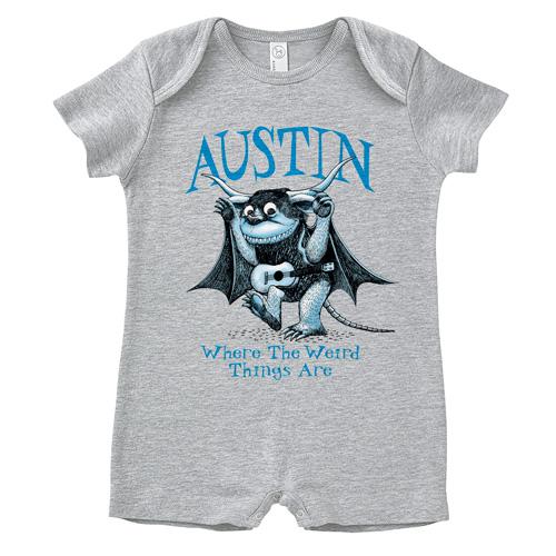 Austin Weird Things Onesie