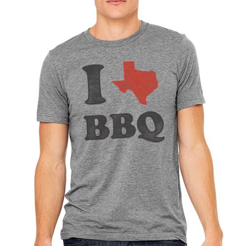 I Love TX BBQ Unisex Tee