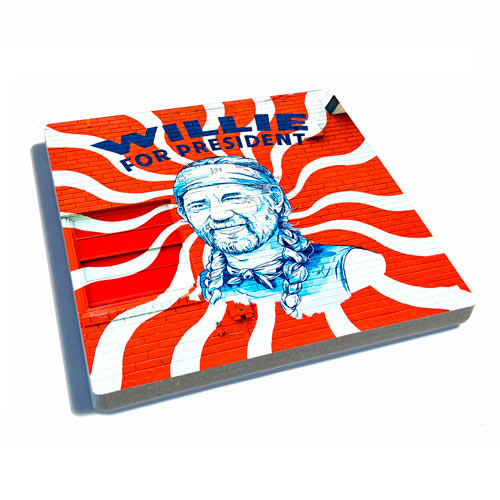 Willie For President Stone Coaster
