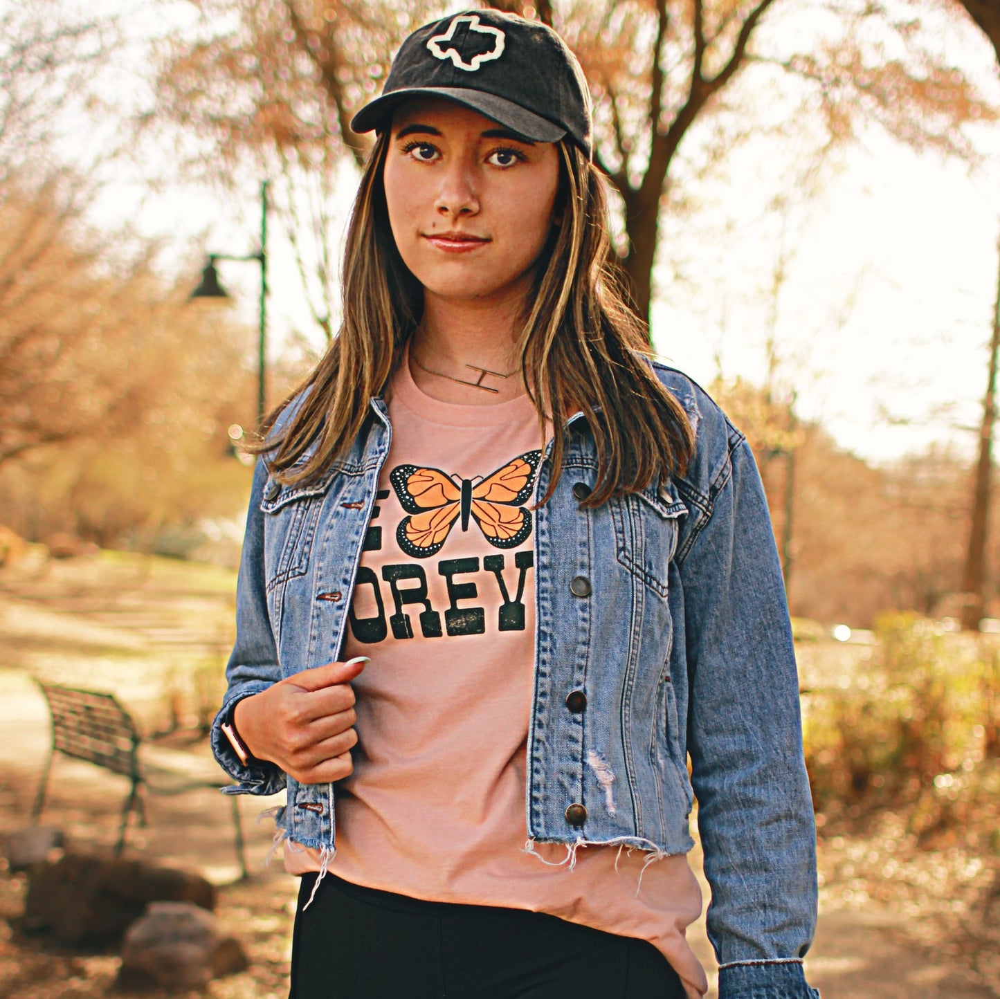 Texas Forever Monarch Tee
